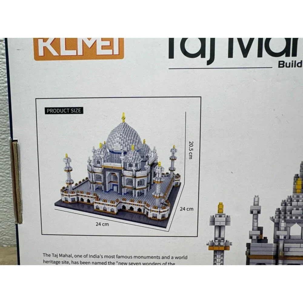 KLMEI Taj Mahal 3950pcs Building Block Set No 8004 New Sealed